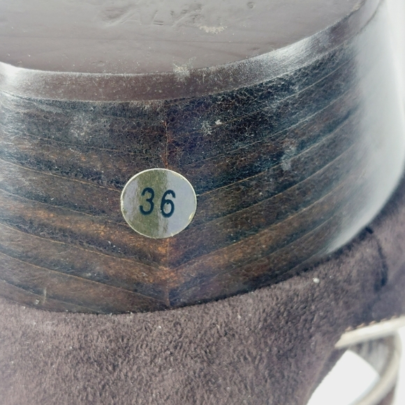 MARNI BROWN LEATHER PLATFORM ANKLE STRAP SANDALS D161 - Picture 14 of 14